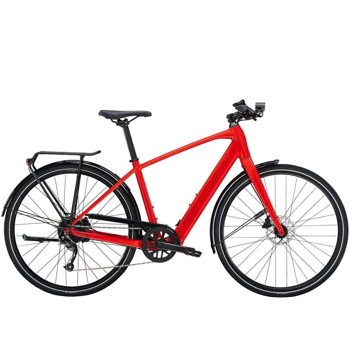Vélo électrique TREK FX+ 2 Rouge 250Wh