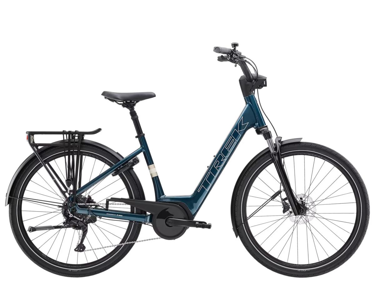 Vélo électrique TREK Verve+ 2 Lowstep 3e gén. 400Wh Dark Aquatic