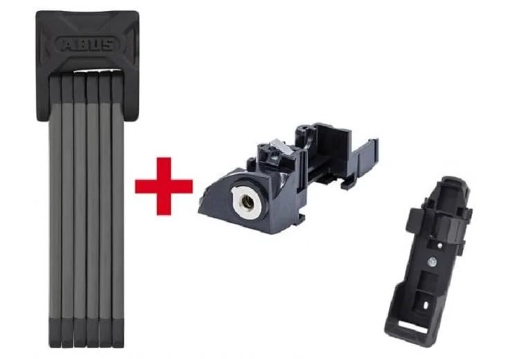 Antivol ABUS 6015/90cm + Bosch Plus GT Antivol pliant pour batterie sur porte-bagages