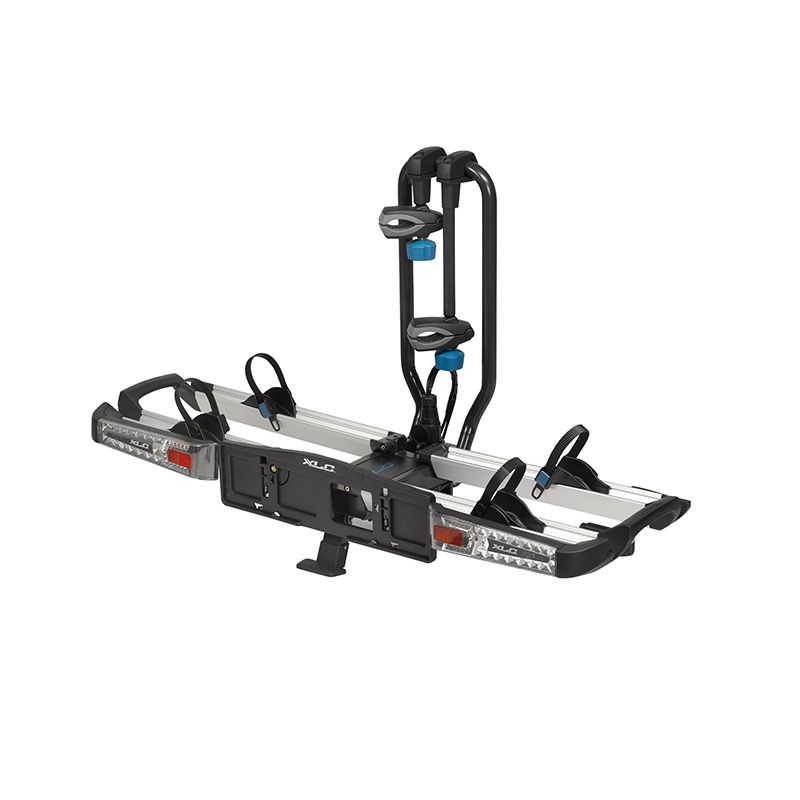 Xlc porte-vélo pliant azura xtra led 2 vélos