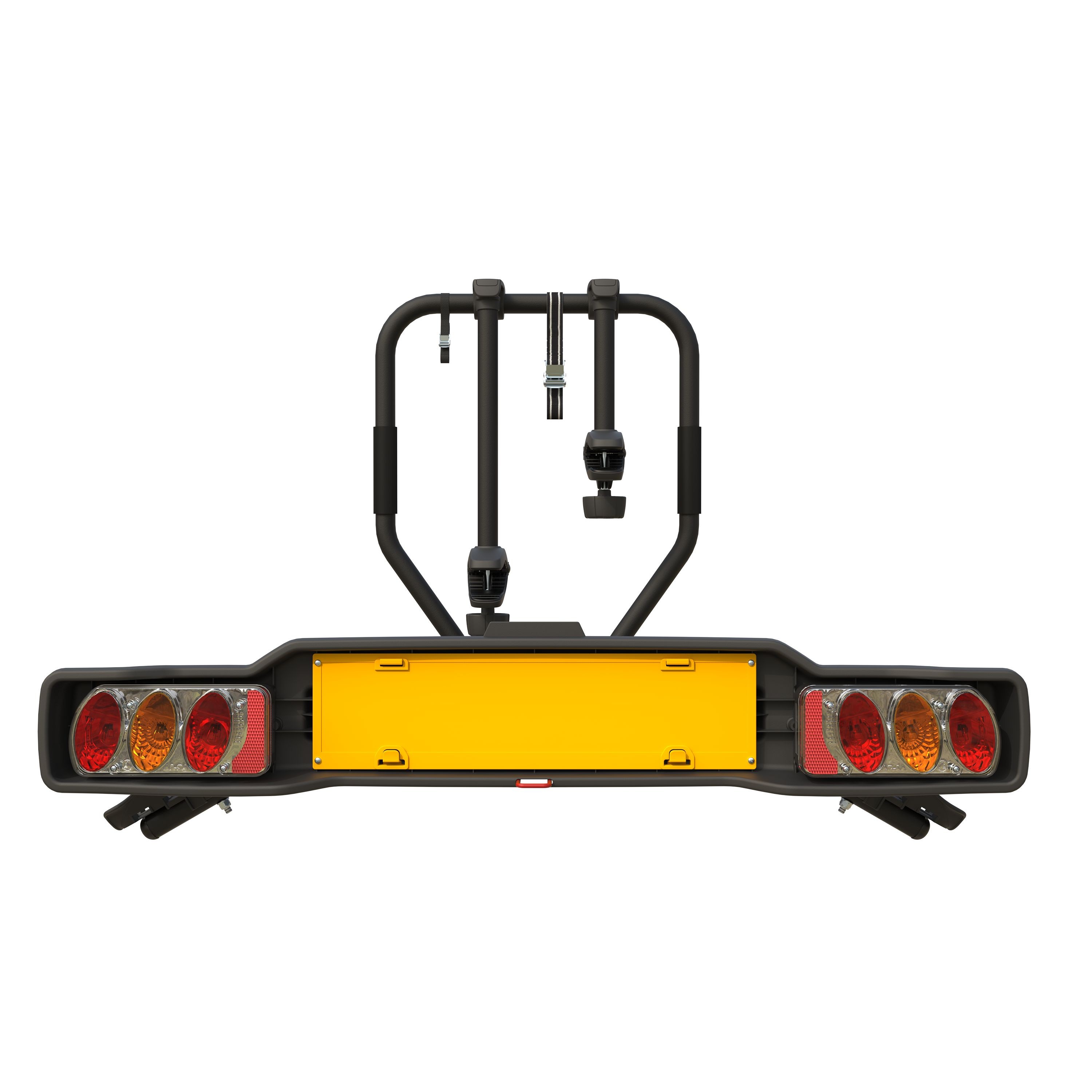 Peruzzo porte-vélo attelage siena 3 vélos inclinable noir mat