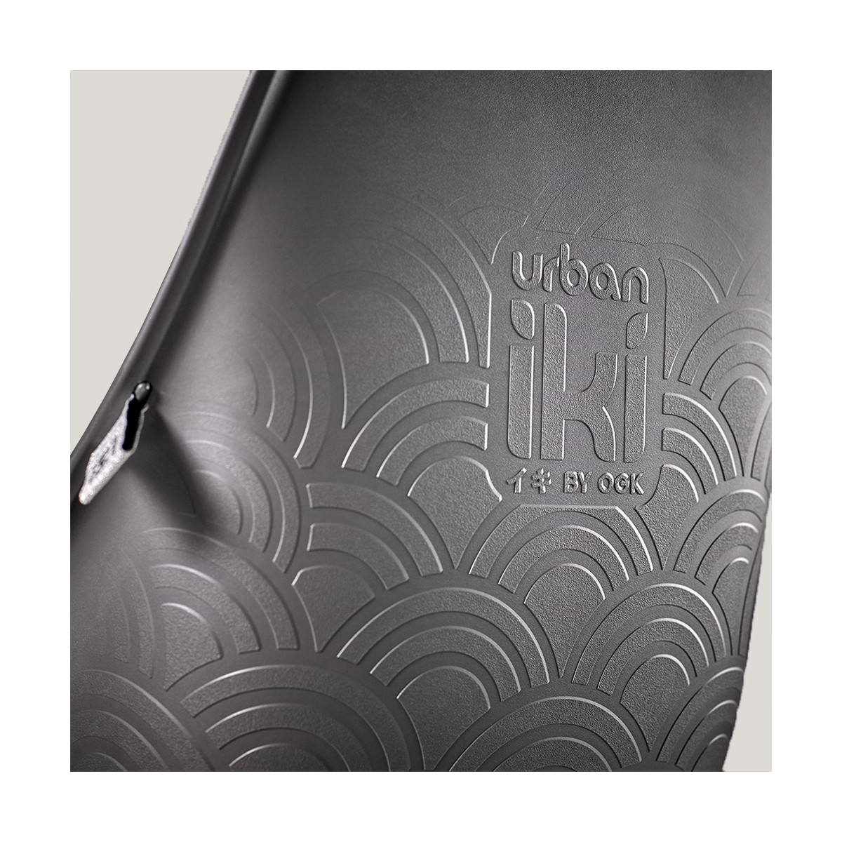 Siège arrière Urban iki pour porte-bagages noir/marron