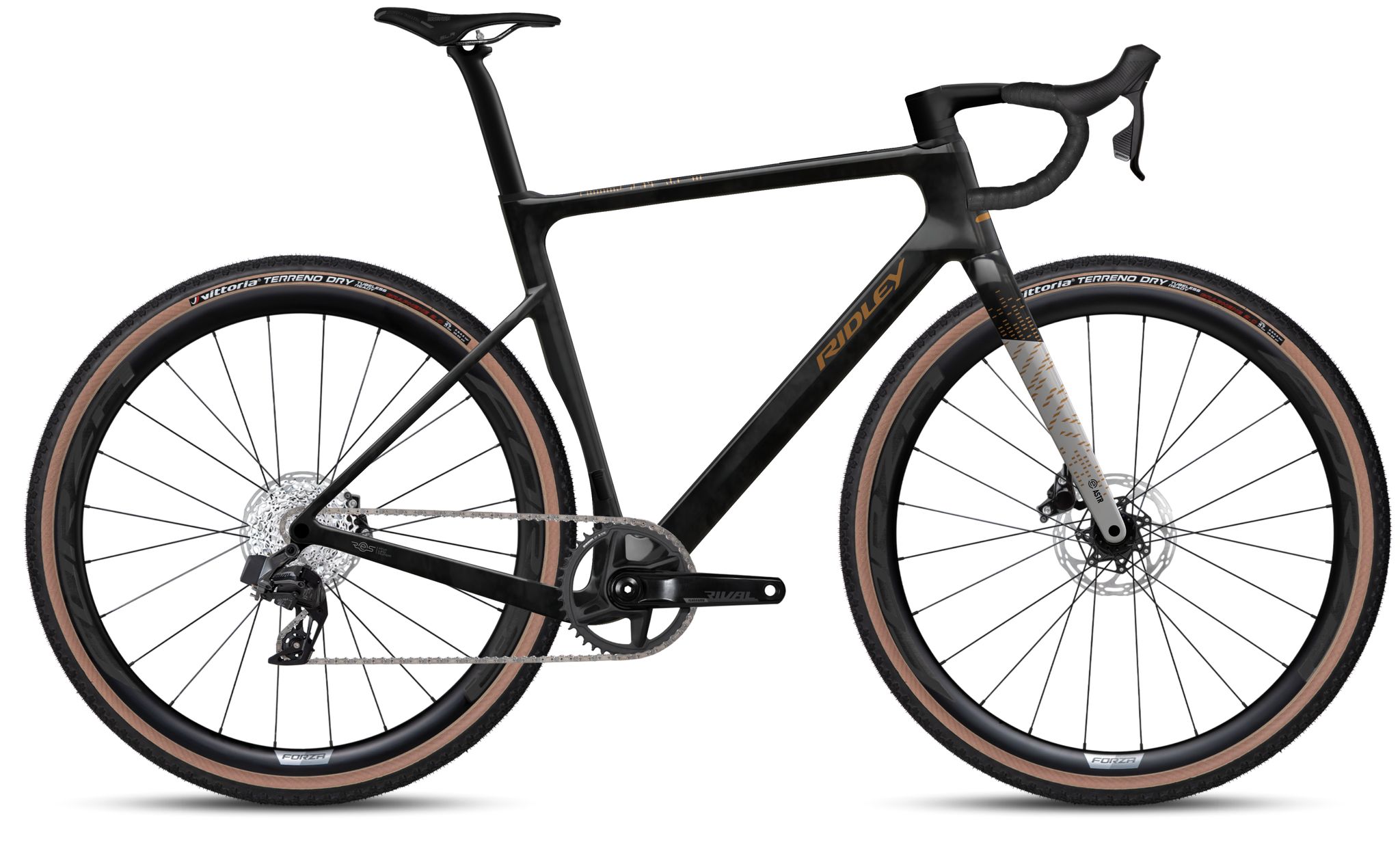 Vélo gravel électrique Ridley e-astr shimano grx800 di2 2x