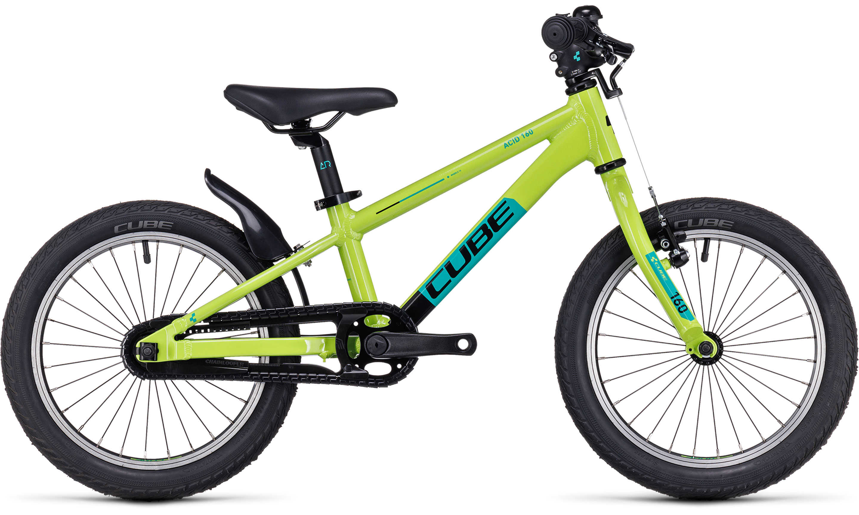 Vélo enfant Cube cubie 160 rt green´n´black