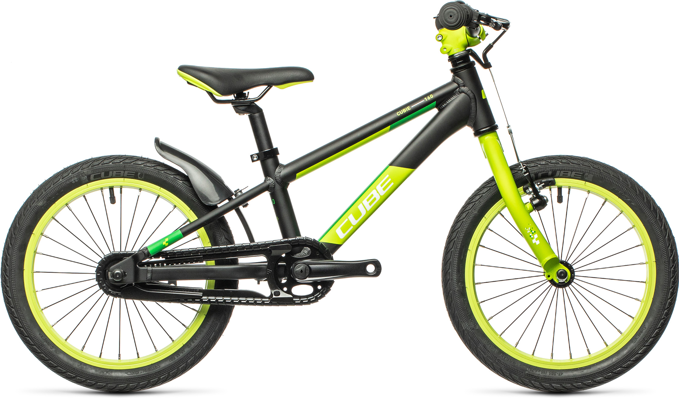 Vélo enfant Cube cubie 160 black´n´green