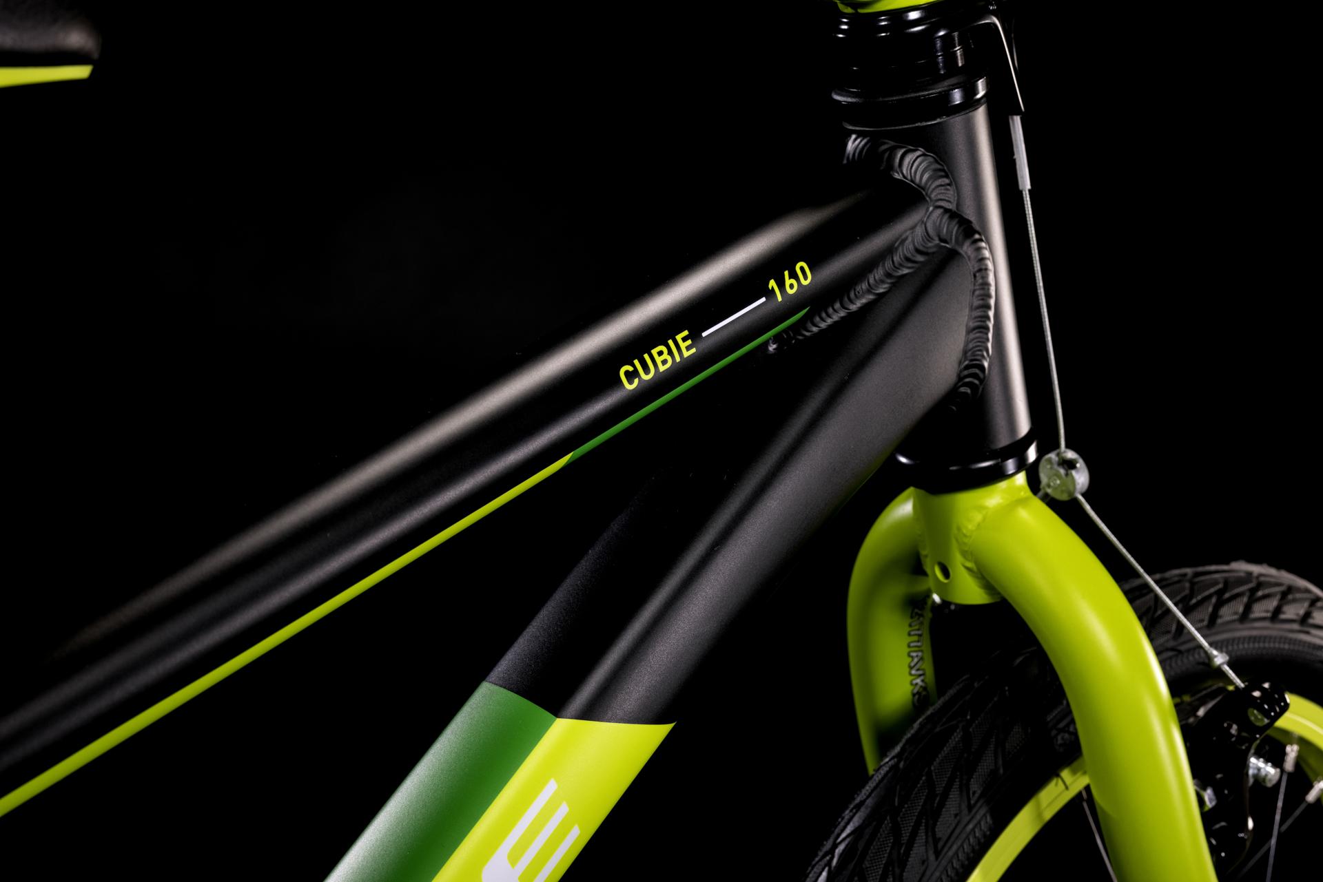 Vélo enfant Cube cubie 160 black´n´green