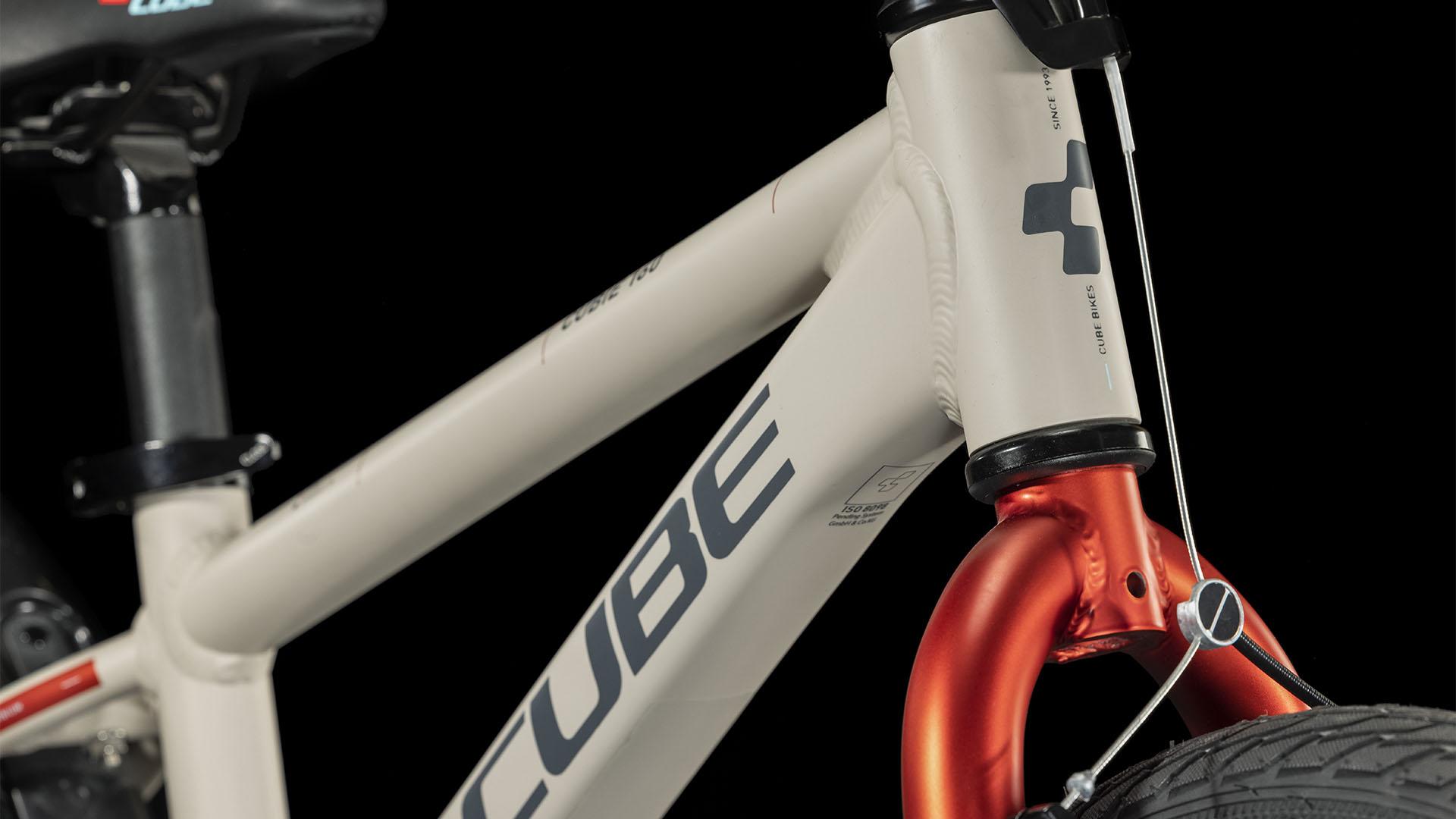 Vélo enfant Cube cubie 160 rt grey´n´red