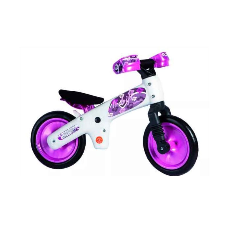 Draisienne vélo d'apprentissage Bellelli b-bip blanc/rose
