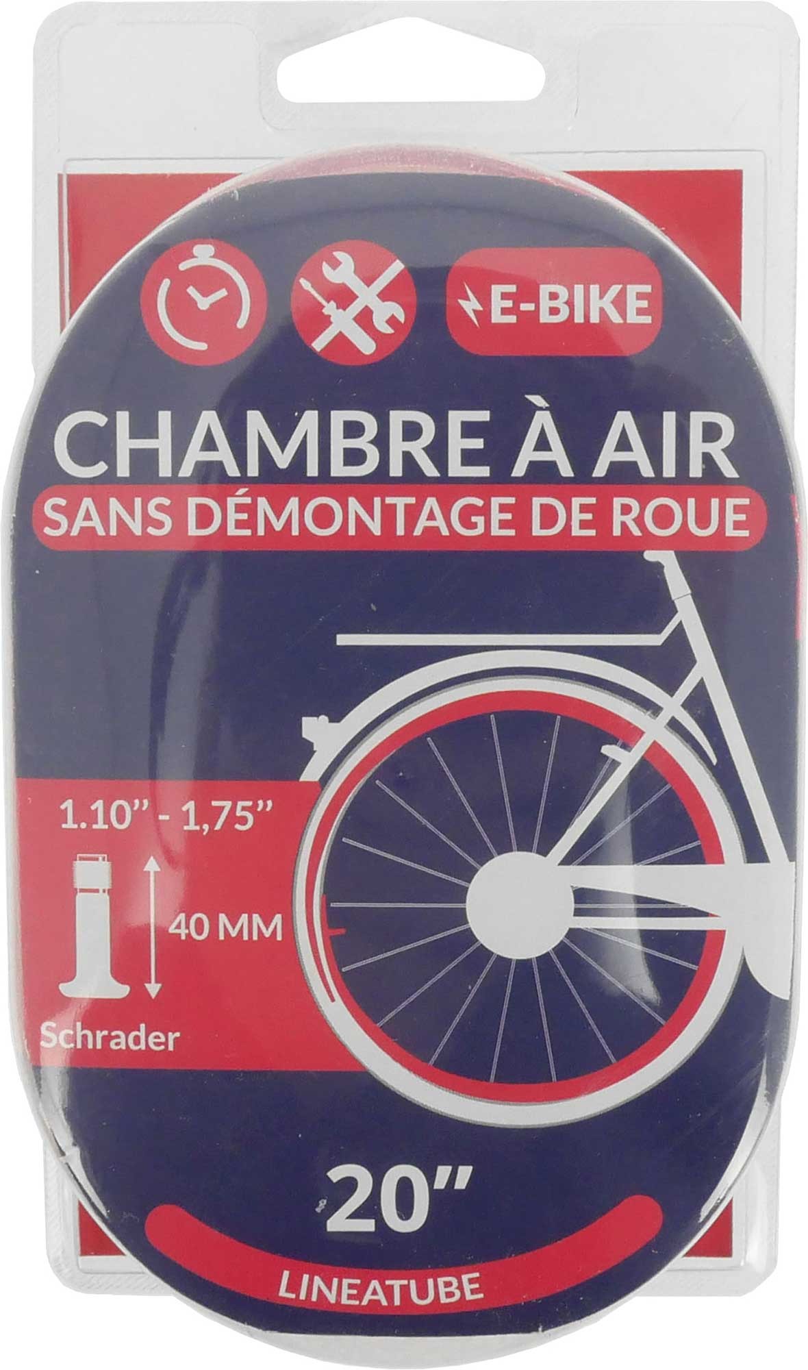 Lineatube chambre à air linéaire 20' gv 1.10 à 1.75'