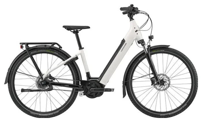 Vélo de Ville Électrique Cannondale Mavaro Neo 4 Shimano Nexus 5V Courroie 500 Wh 29 » Blanc