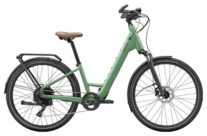 Vélo de Ville Électrique Cannondale Mavaro Neo SL 1 Low Step MicroShift 8V 360 Wh 27.5 » Vert Jade