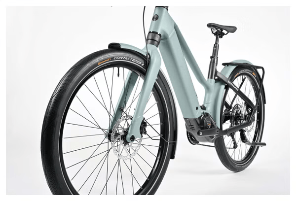 Vélo de Ville Électrique Winora IRide Pure X10 Mid Shimano Cues 10V 400Wh 27 5'' Vert