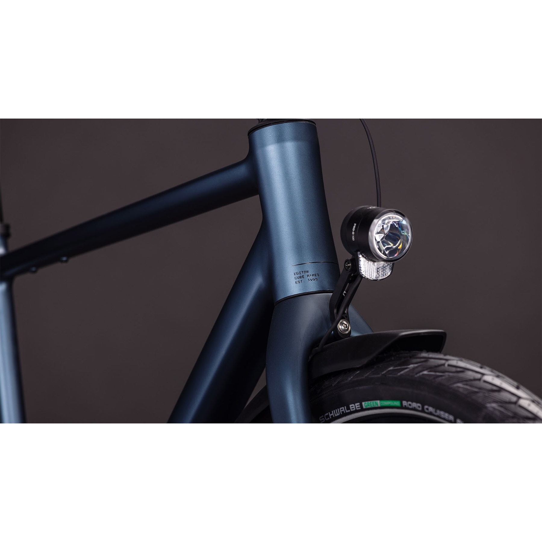 CUBE Vélo de Ville - EDITOR Pro FE - 2026 - mineralblue / chrome