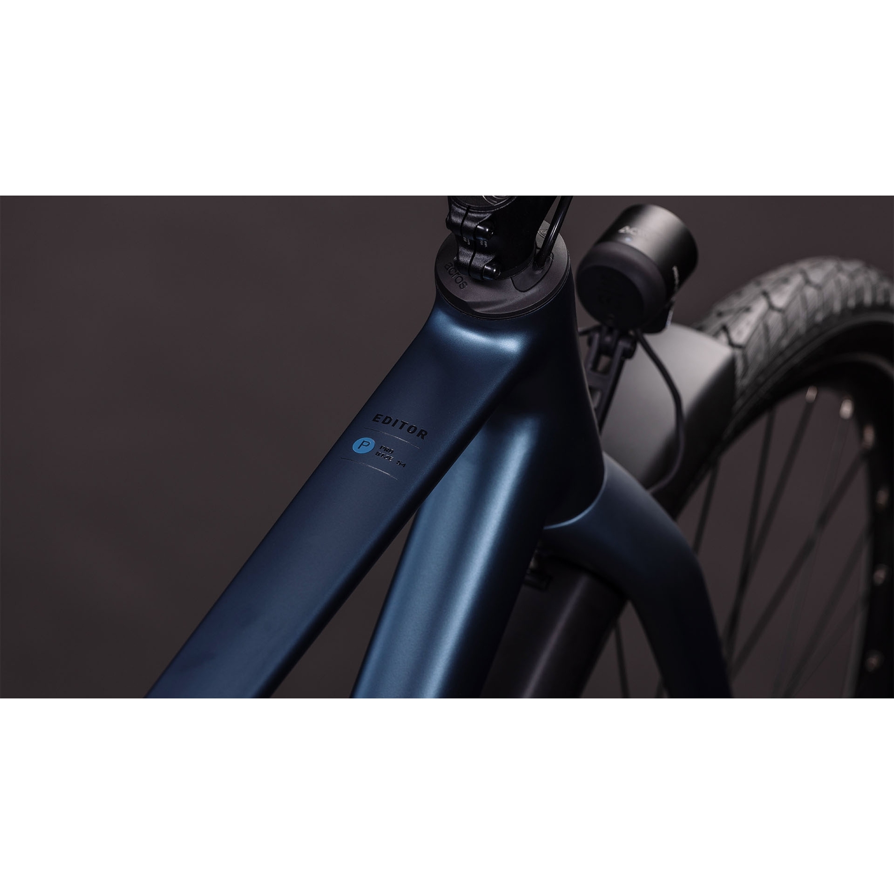CUBE Vélo de Ville - EDITOR Pro FE - 2026 - mineralblue / chrome