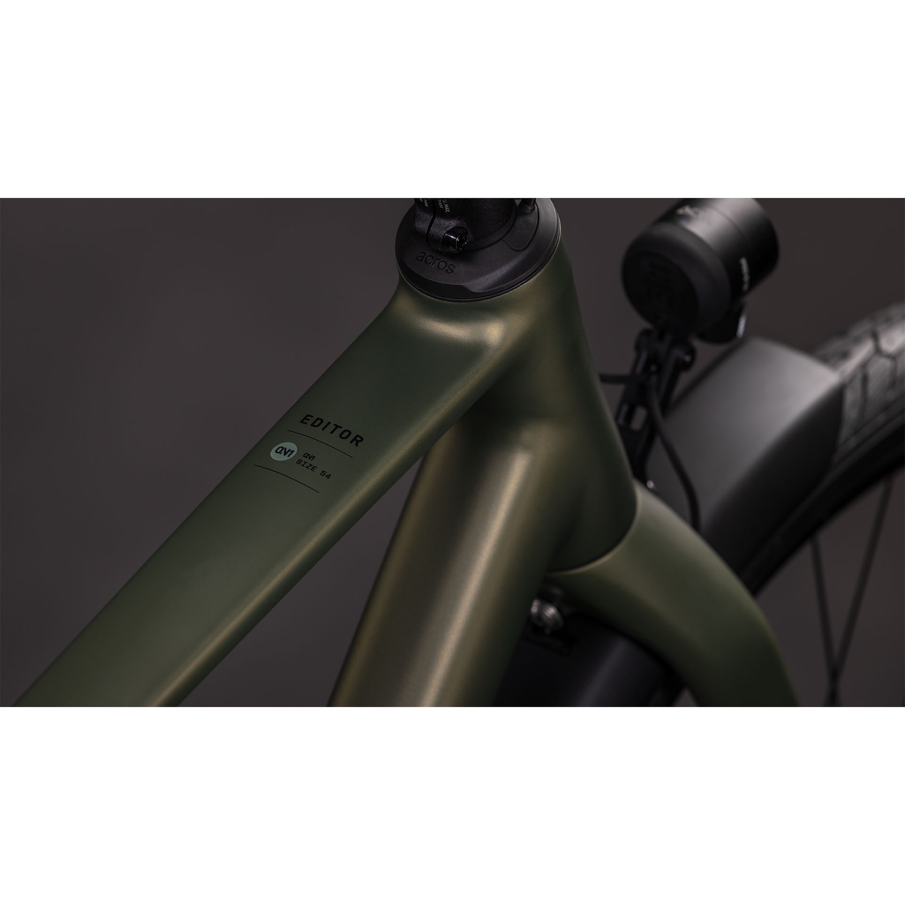 CUBE Vélo de Ville - EDITOR ONE FE - 2026 - reedgreen / black
