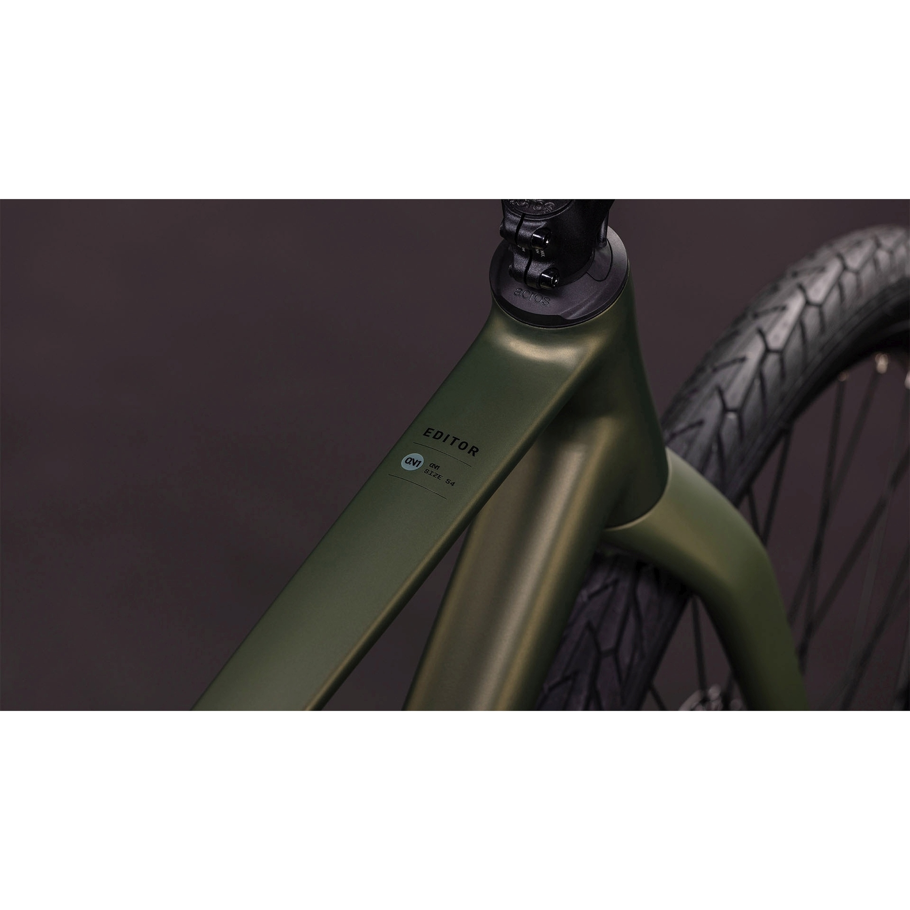 CUBE Vélo de Ville - EDITOR ONE - 2026 - reedgreen / black