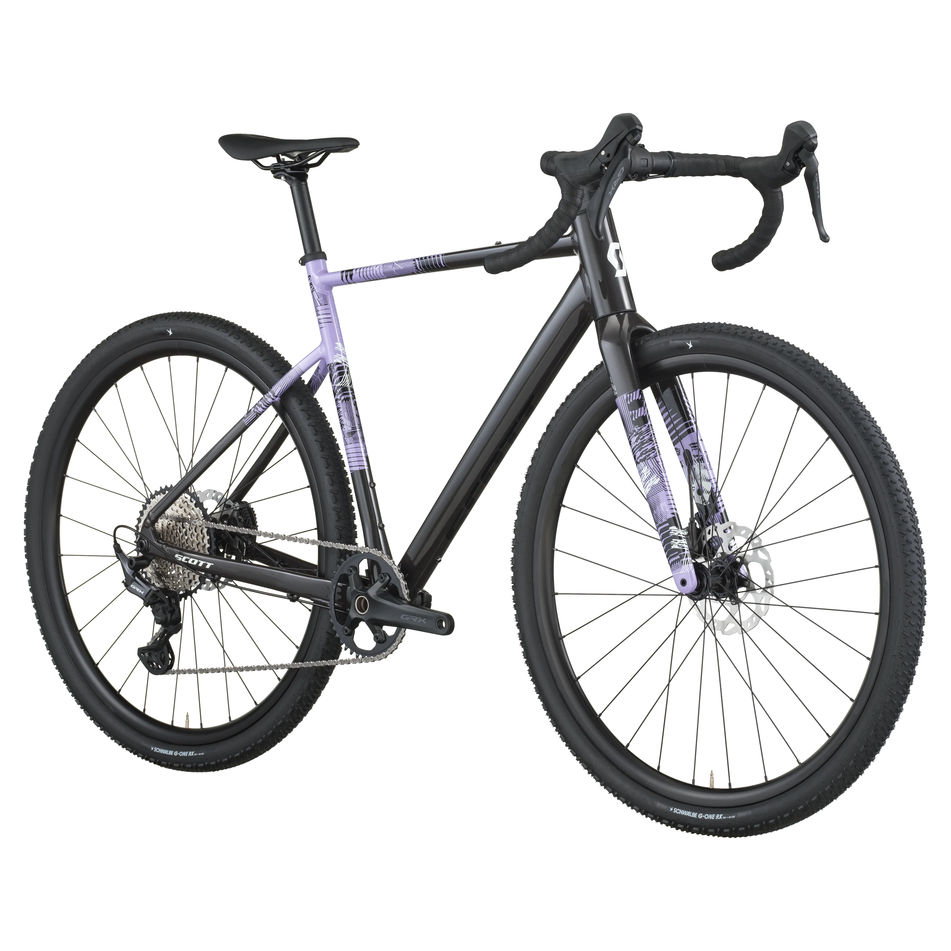 Scott Speedster Gravel 10 (2026) | Gravelbike | noir carbone/violet tulipe