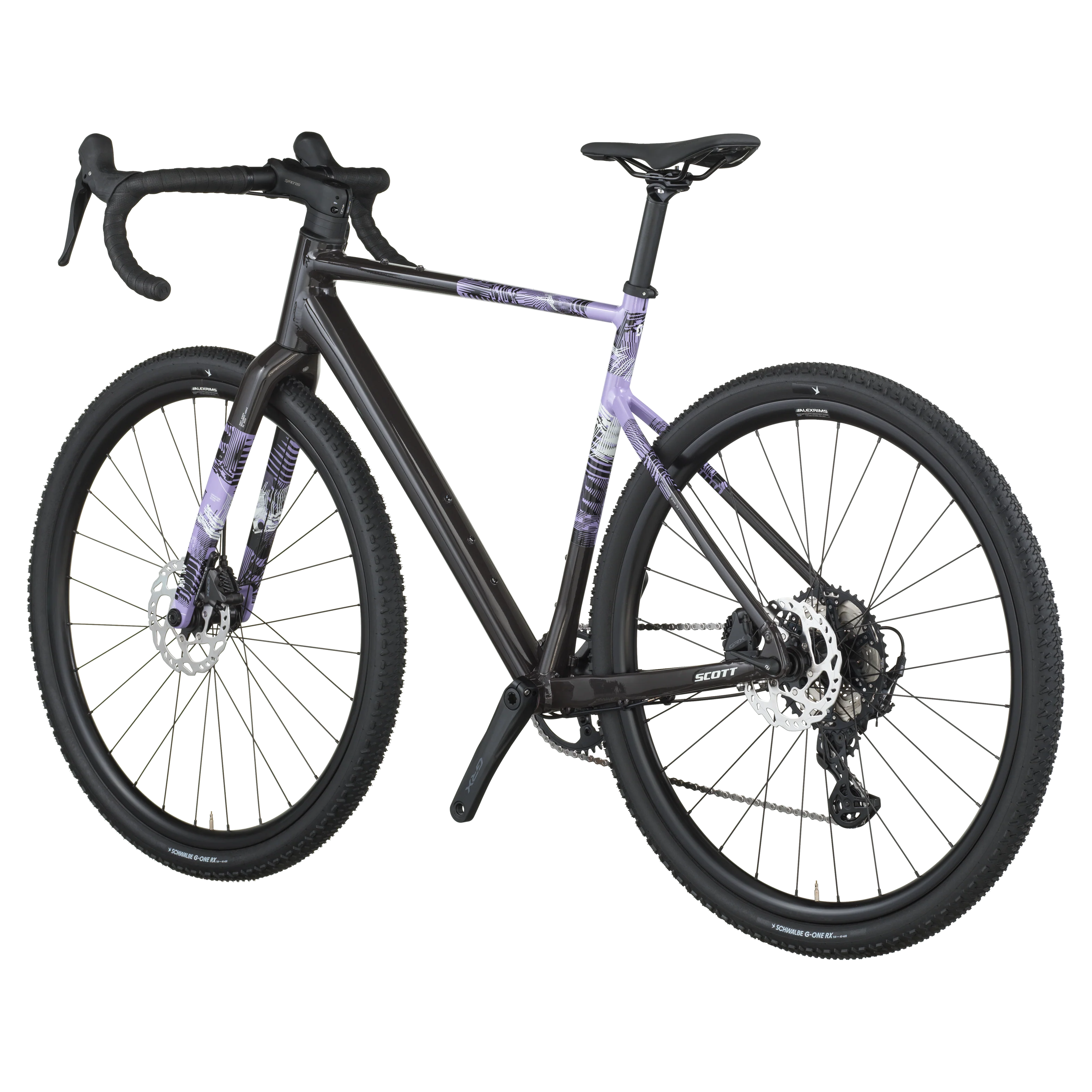 Scott Speedster Gravel 10 (2026) | Gravelbike | noir carbone/violet tulipe