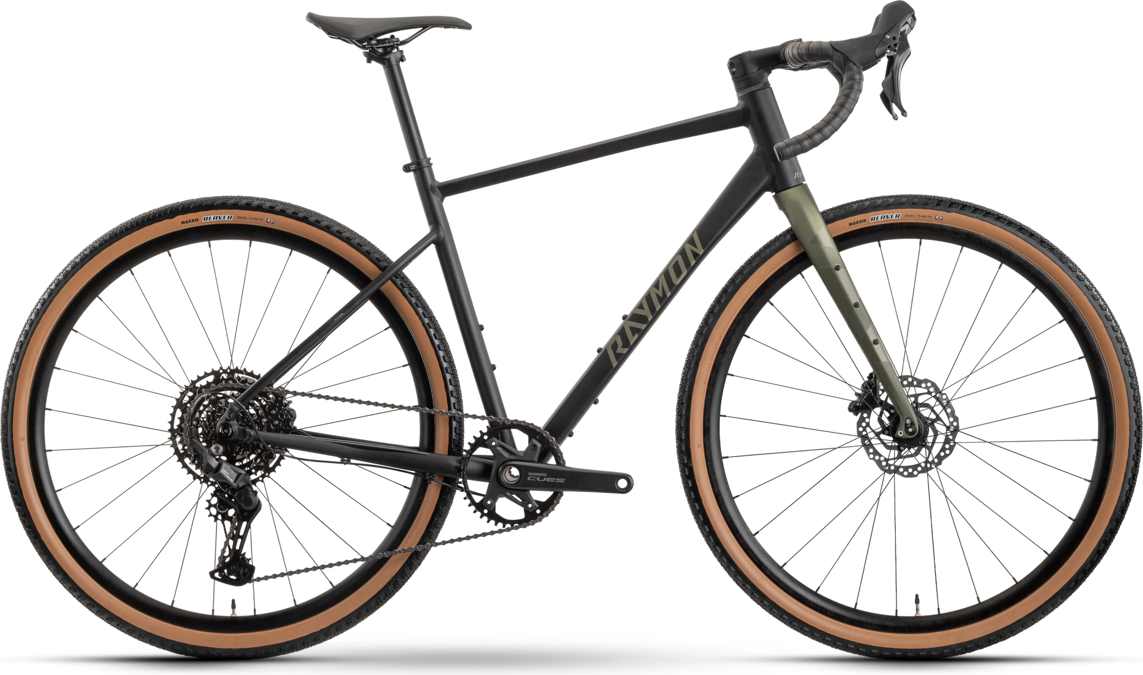 Raymon Territ Comp (2026) | Gravelbike | noir/vert forêt