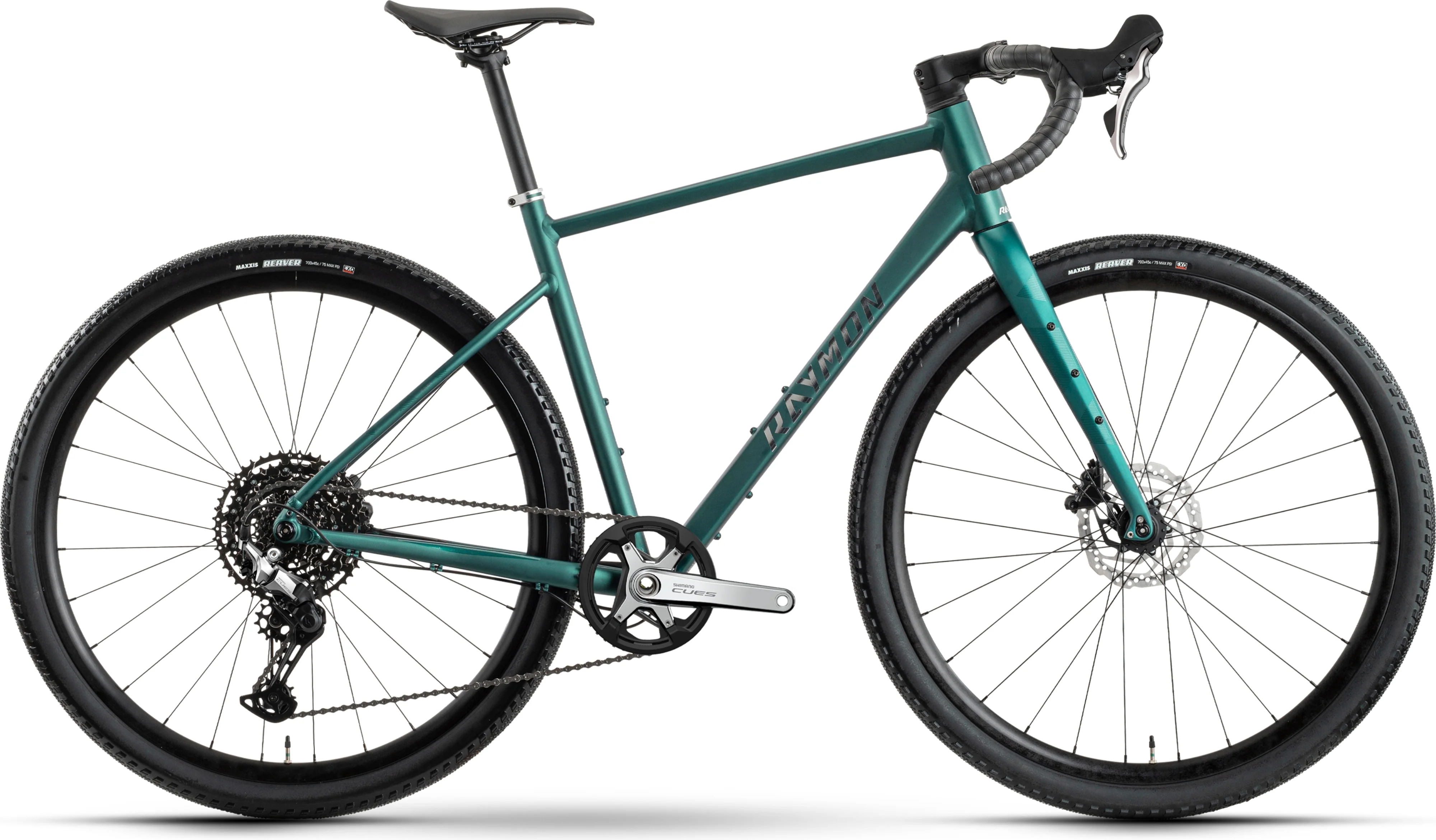 Raymon Territ Comp (2026) | Vélo de gravel | vert agave/chrome